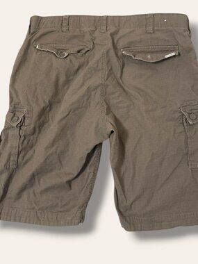Wear First Cargo Shorts Men 40 Ripstop Day Hiker Mesh Lined Pockets Brown Casual